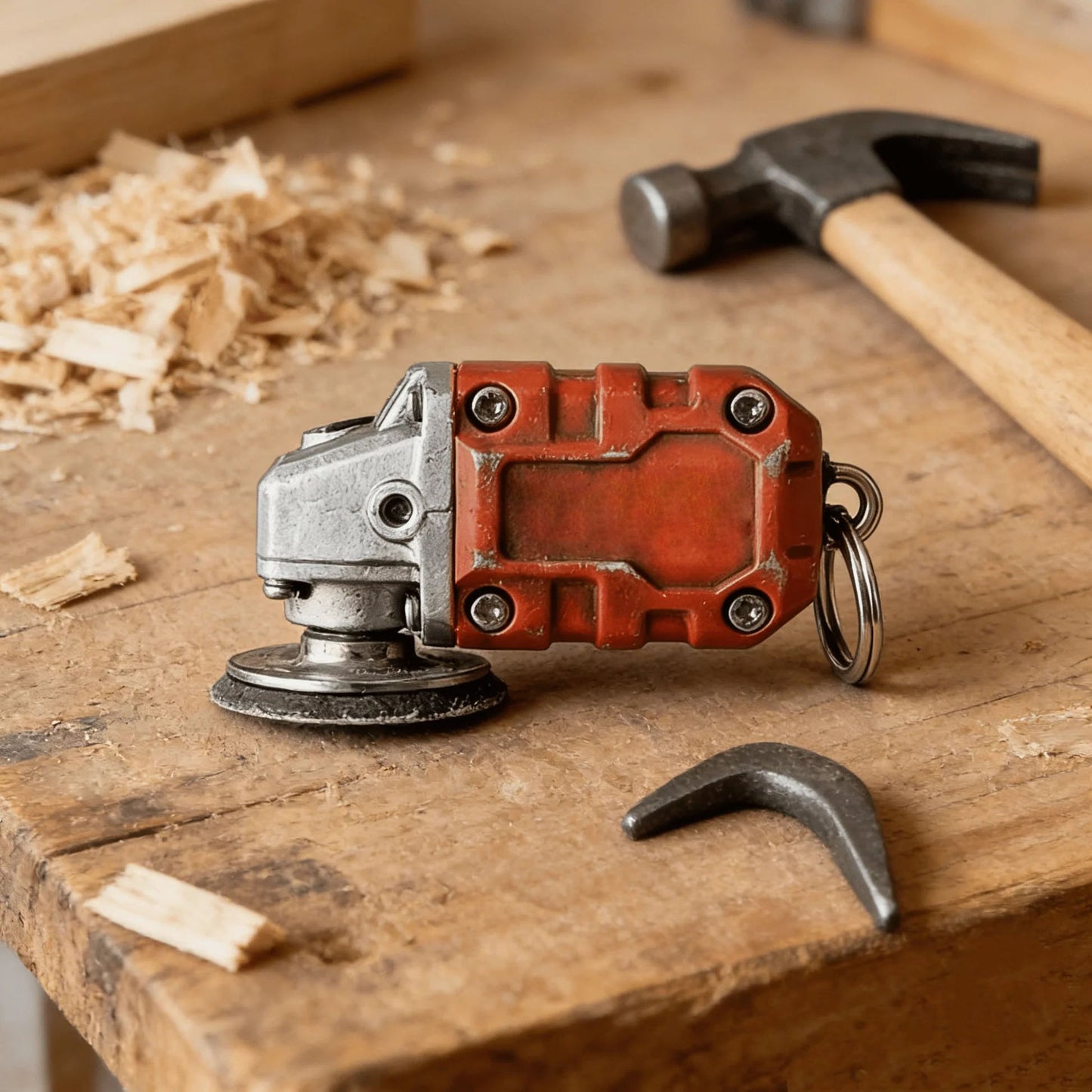🔥𝑳𝑨𝑺𝑻 𝑫𝑨𝒀 𝟒𝟗% 𝑶𝑭𝑭 - 🛠️ 2-in-1 Mini Grinder Keychain | Portable Makita-Inspired Tool & Key Ring