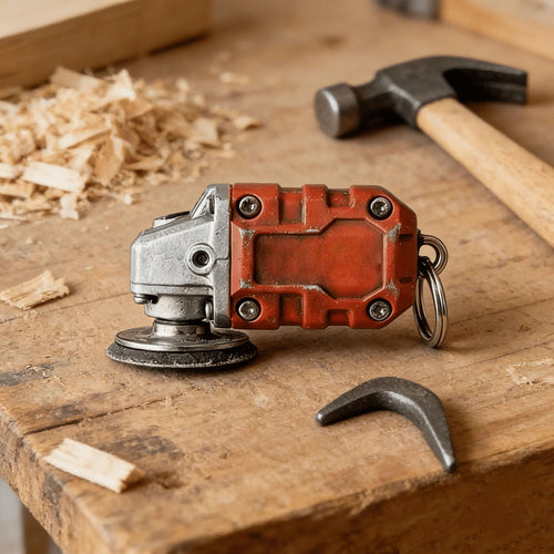 🔥𝑳𝑨𝑺𝑻 𝑫𝑨𝒀 𝟒𝟗% 𝑶𝑭𝑭 - 🛠️ 2-in-1 Mini Grinder Keychain | Portable Makita-Inspired Tool & Key Ring