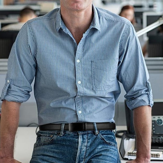 🎁 Men's Leather Ratchet Quick Release Belt ✨