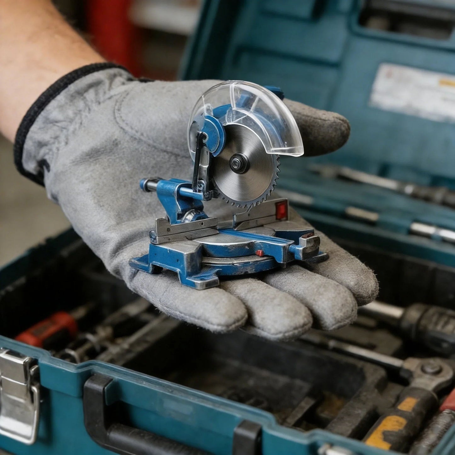 🔥𝑳𝑨𝑺𝑻 𝑫𝑨𝒀 𝟒𝟗% 𝑶𝑭𝑭 - 🛠️ 2-in-1 Mini Mitre Saw Keychain: Portable Cutting Tool + Collector's Item for Tool Enthusiasts