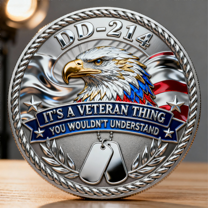 ⚡ Black Friday 24H Flash Sale - 🦅 “DD-214: Brotherhood of Honor” Veteran Commemorative Coin 🇺🇸