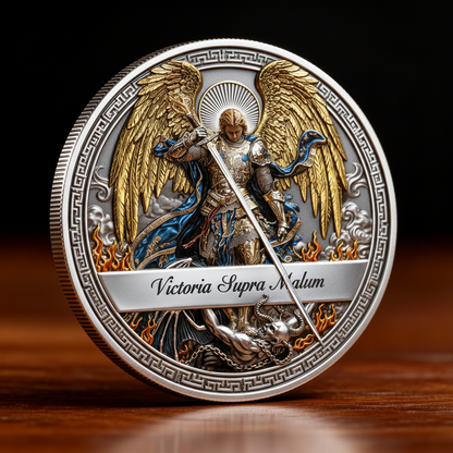 🏆Flash Sale 60% OFF - St. Michael the Archangel – “Victory Over Evil” Commemorative Coin