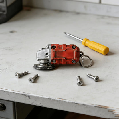 🔥𝑳𝑨𝑺𝑻 𝑫𝑨𝒀 𝟒𝟗% 𝑶𝑭𝑭 - 🛠️ 2-in-1 Mini Grinder Keychain | Portable Makita-Inspired Tool & Key Ring
