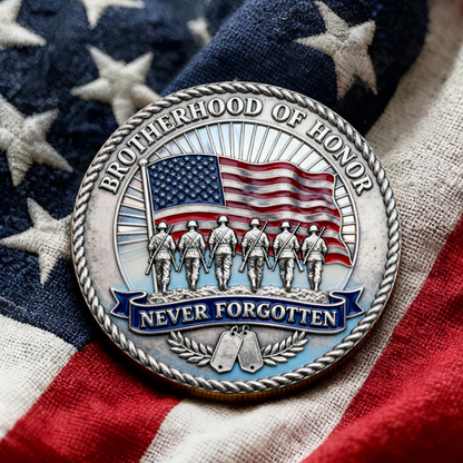 ⚡ Black Friday 24H Flash Sale - 🦅 “DD-214: Brotherhood of Honor” Veteran Commemorative Coin 🇺🇸