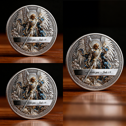 🏆Flash Sale 60% OFF - St. Michael the Archangel – “Victory Over Evil” Commemorative Coin