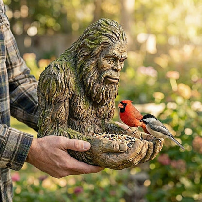 Bigfoot Bird Feeder: Your Backyard’s New Sasquatch Bird Butler 🦶🐦(𝐋𝐮𝐜𝐚𝐬 𝐇𝐚𝐥𝐞 𝐇𝐚𝐧𝐝𝐦𝐚𝐝𝐞®)