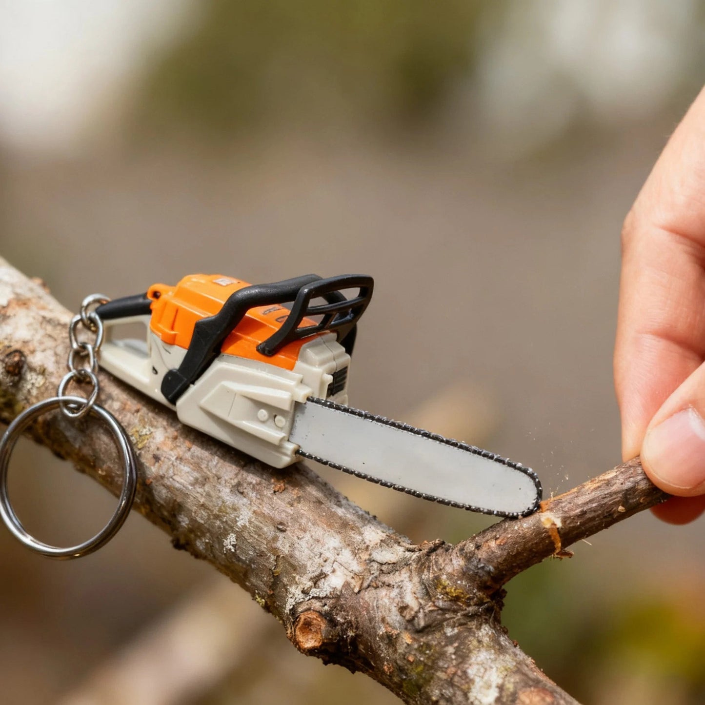 🔥𝑳𝑨𝑺𝑻 𝑫𝑨𝒀 𝟒𝟗% 𝑶𝑭𝑭 -🔧 Chainsaw Keychain | Portable Chainsaw Key Ring