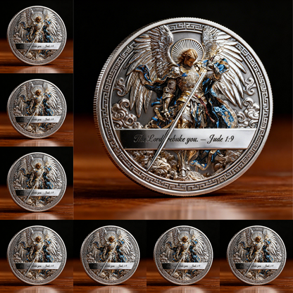 🏆Flash Sale 60% OFF - St. Michael the Archangel – “Victory Over Evil” Commemorative Coin