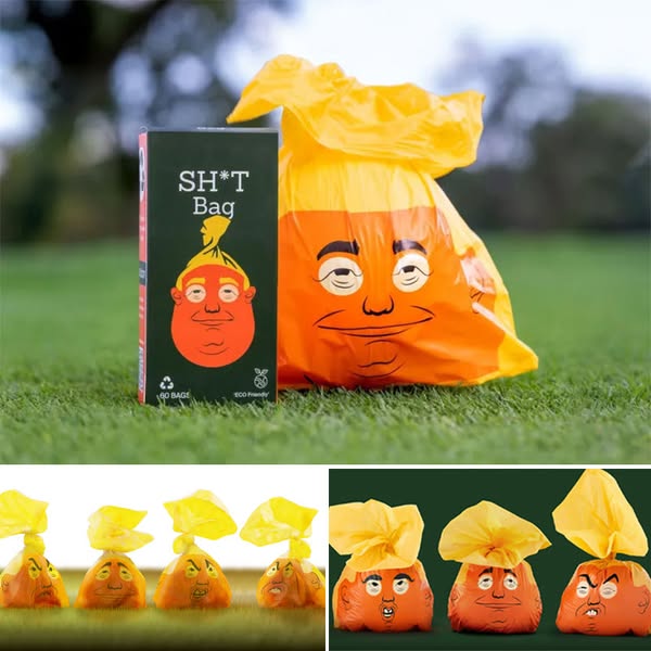 💩SH*T Bag(60 Count) — “𝙏𝙝𝙚 𝙈𝙤𝙨𝙩 𝙋𝙧𝙚𝙨𝙞𝙙𝙚𝙣𝙩𝙞𝙖𝙡 𝙋𝙤𝙤𝙥 𝘽𝙖𝙜 𝙀𝙫𝙚𝙧!”