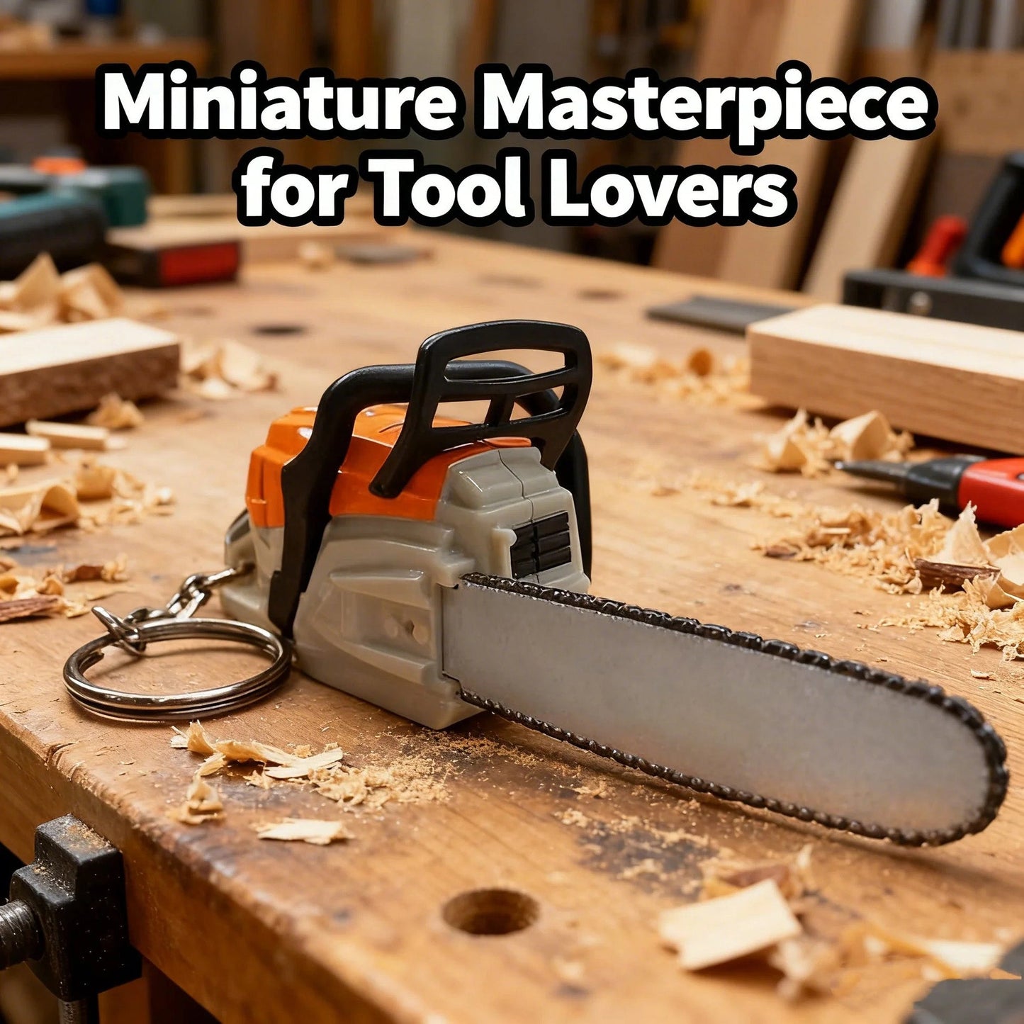 🔥𝑳𝑨𝑺𝑻 𝑫𝑨𝒀 𝟒𝟗% 𝑶𝑭𝑭 -🔧 Chainsaw Keychain | Portable Chainsaw Key Ring