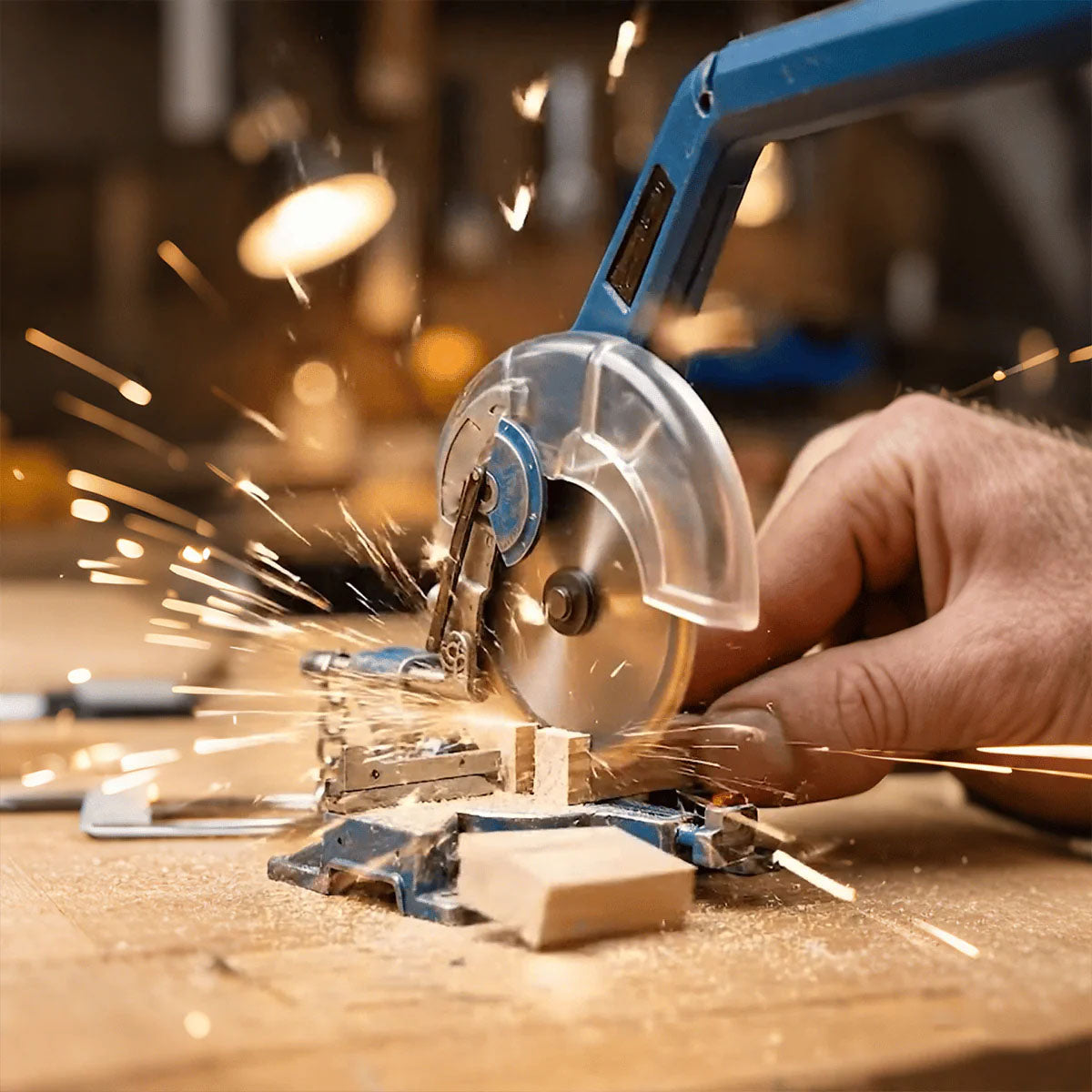 🔥𝑳𝑨𝑺𝑻 𝑫𝑨𝒀 𝟒𝟗% 𝑶𝑭𝑭 - 🛠️ 2-in-1 Mini Mitre Saw Keychain: Portable Cutting Tool + Collector's Item for Tool Enthusiasts