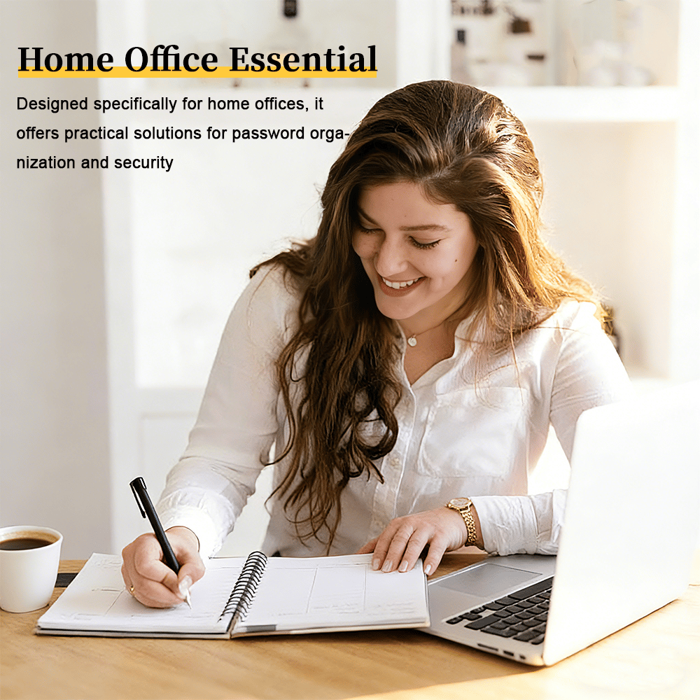 🔥𝑳𝑨𝑺𝑻 𝑫𝑨𝒀 𝟒𝟗% 𝑶𝑭𝑭 📅Funny Password Notebook - Spiral Bound with Lock Icons & Funny Security Phrases✍️