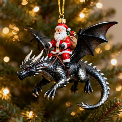 🔥𝑳𝑨𝑺𝑻 𝑫𝑨𝒀 𝟒𝟗% 𝑶𝑭𝑭 -Santa’s Dragon Riders Ornament Collection