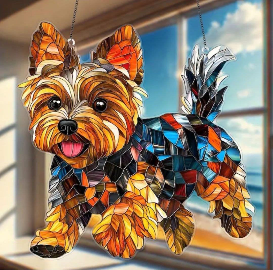 🌞🐕‍🦺Cute Chihuahua Suncatcher