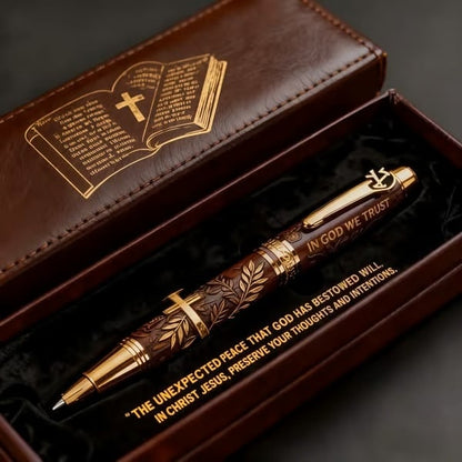 ✝️ "𝐆𝐨𝐝'𝐬 𝐁𝐥𝐞𝐬𝐬𝐢𝐧𝐠" Bible Commemorative Pen🖋️