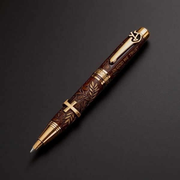 ✝️ "𝐆𝐨𝐝'𝐬 𝐁𝐥𝐞𝐬𝐬𝐢𝐧𝐠" Bible Commemorative Pen🖋️