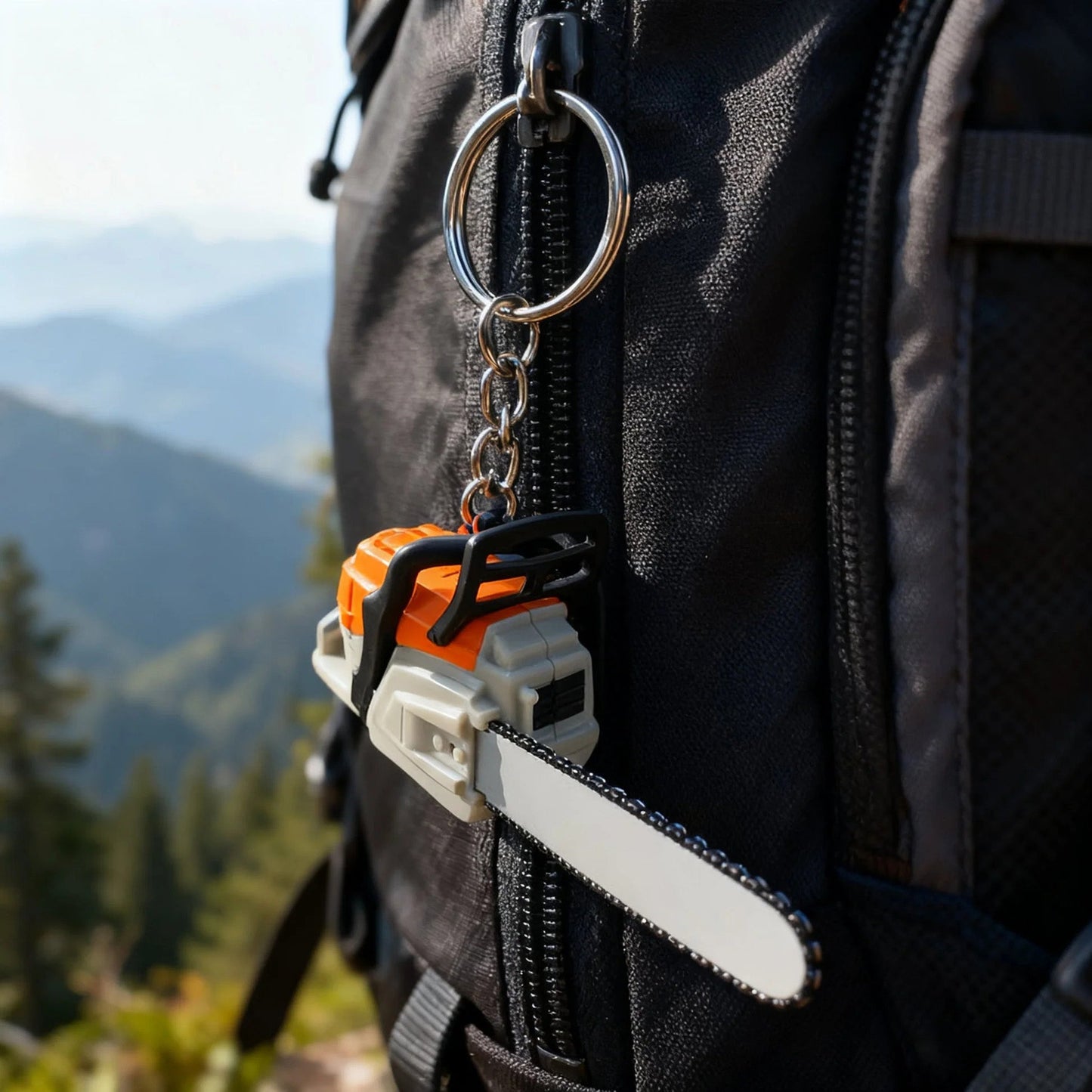 🔥𝑳𝑨𝑺𝑻 𝑫𝑨𝒀 𝟒𝟗% 𝑶𝑭𝑭 -🔧 Chainsaw Keychain | Portable Chainsaw Key Ring