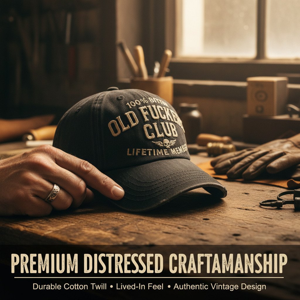 🎄🔥Hot Sale 49% off-  Vintage Distressed "Old Club" Lifetime Member Cap