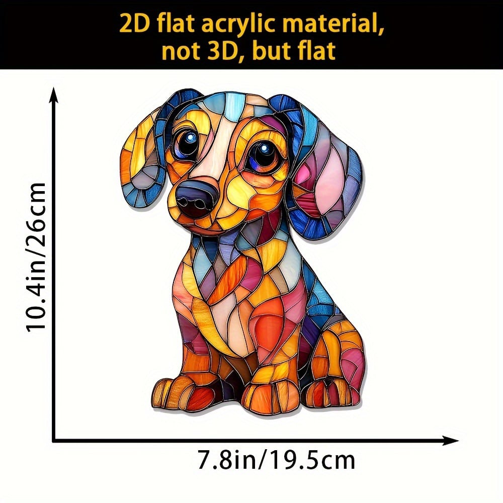 🌞🐕‍🦺Cute Chihuahua Suncatcher