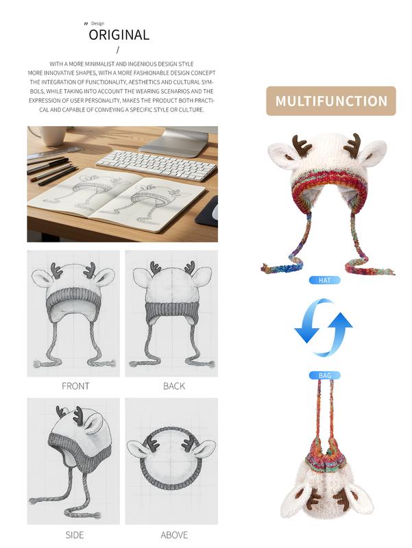 🎄🎅Festive Christmas Antler Hat