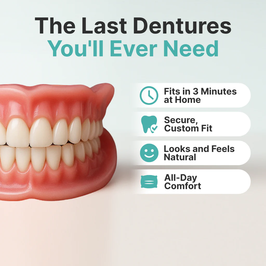 🌎Ends Today: 70% OFF! ⏰ Medical Full Denture with Strong Suction